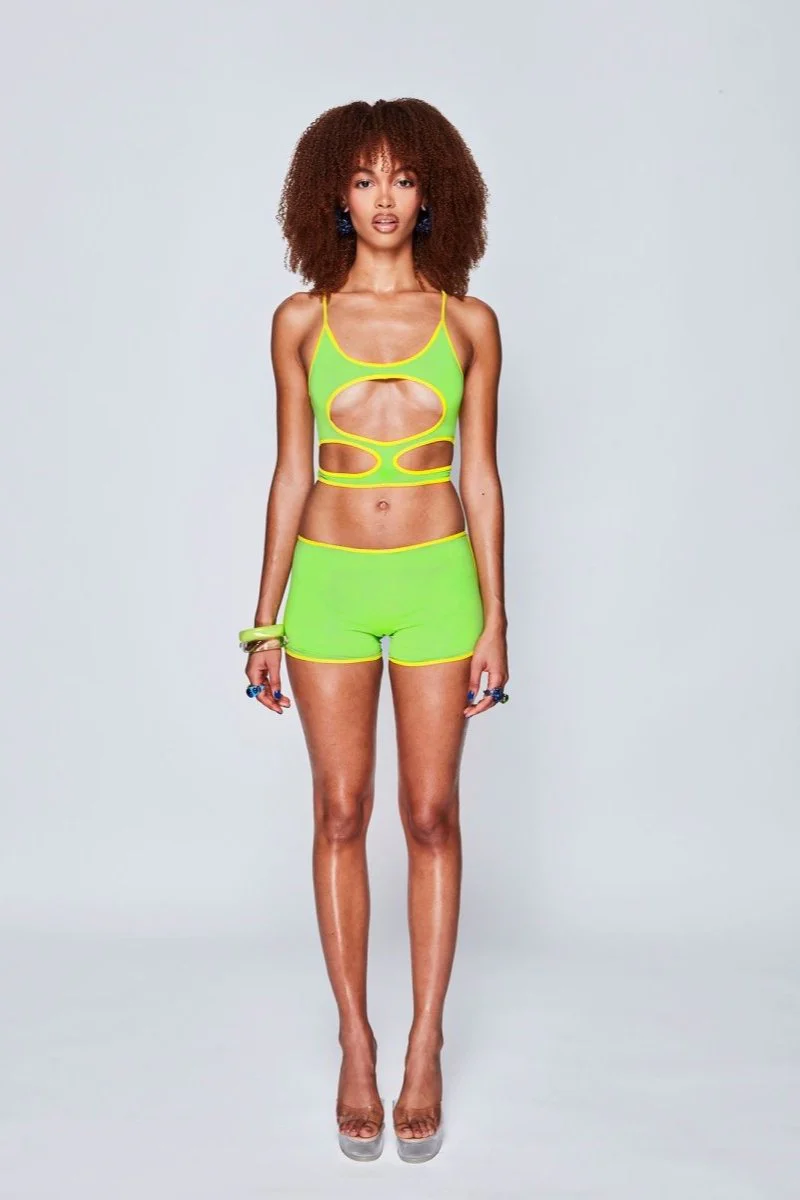 Lime Toxic Shorts - Image 4